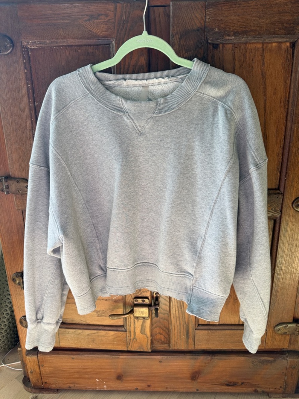 FP Movement by Free People Light Gray Intercept Pullover size Small